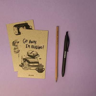 Go Away, I'm Reading - Marcadores de Livros