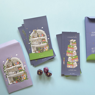 12 Marcadores Livros - In the Realm of the Dragon