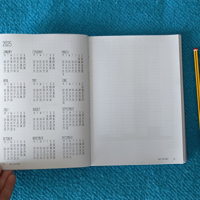 Agenda Semanal & Bullet Journal 2025 - A5 Agenda Semanal & Bullet Journal 2025 - A5