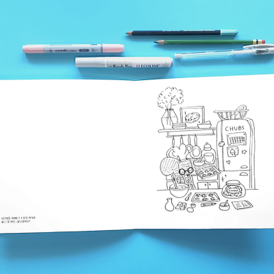 Livro de Colorir - Chubby, o Esquilo