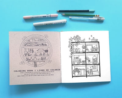 Livro de Colorir - I have no shelf Control II