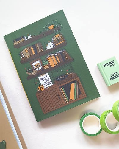 Cadernos A6 - com ilustrações ♫♪♫