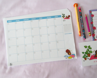 Planificador Mensal A4