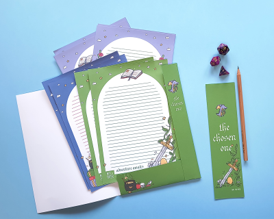 Papel de Carta A5 - In the Realm of the Dragon