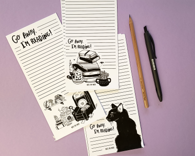 Go Away, I'm Reading - Folhas Soltas para Notas