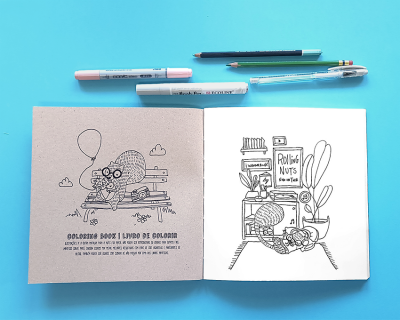 Livro de Colorir - Chubby, o Esquilo