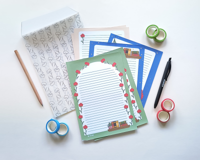 I read Banned Books - Papel de Carta A5