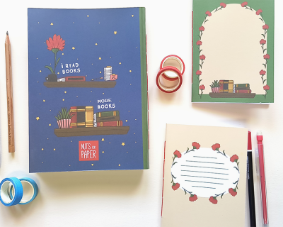 Caderno - Estante I Read Banned Books