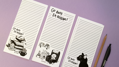 Go Away, I'm Reading - Folhas Soltas para Notas