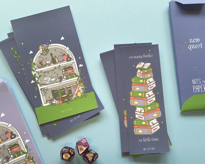 12 Marcadores Livros - In the Realm of the Dragon