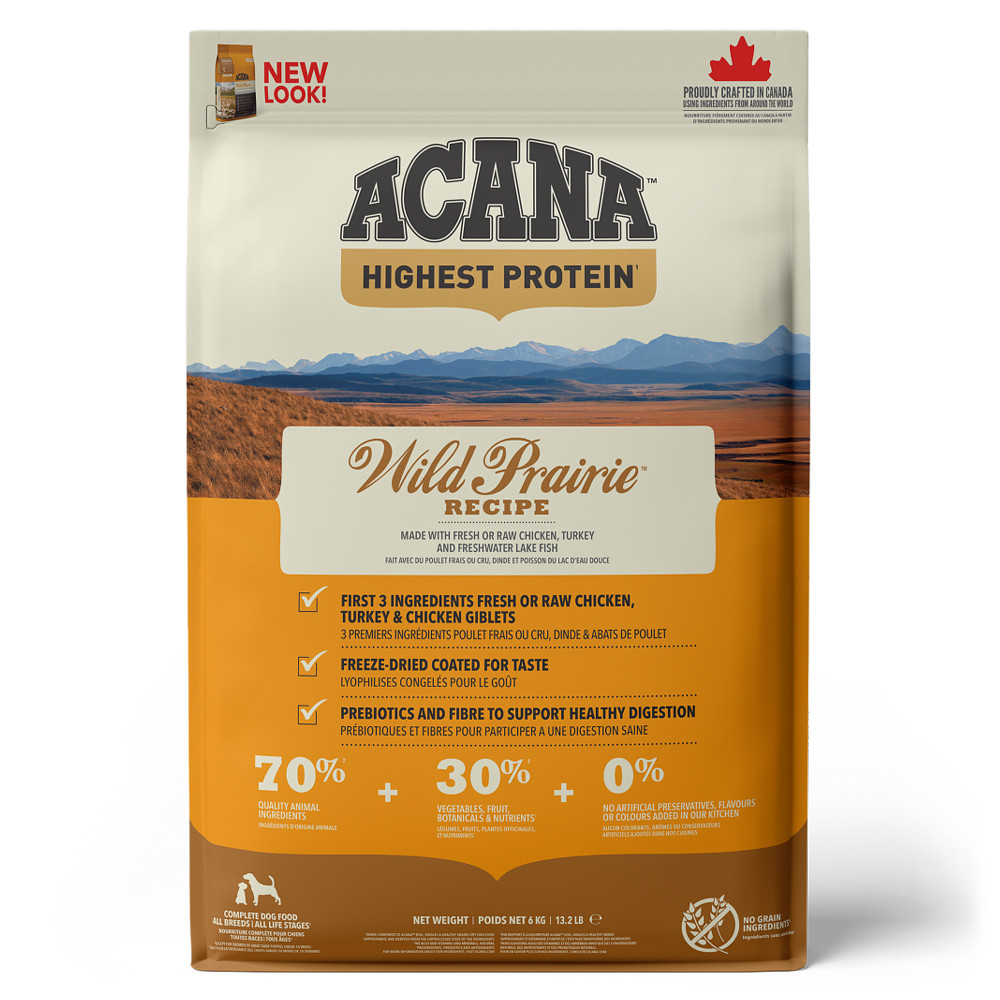 Acana Highest Protein Wild Prairie Acana Highest Protein Wild Prairie