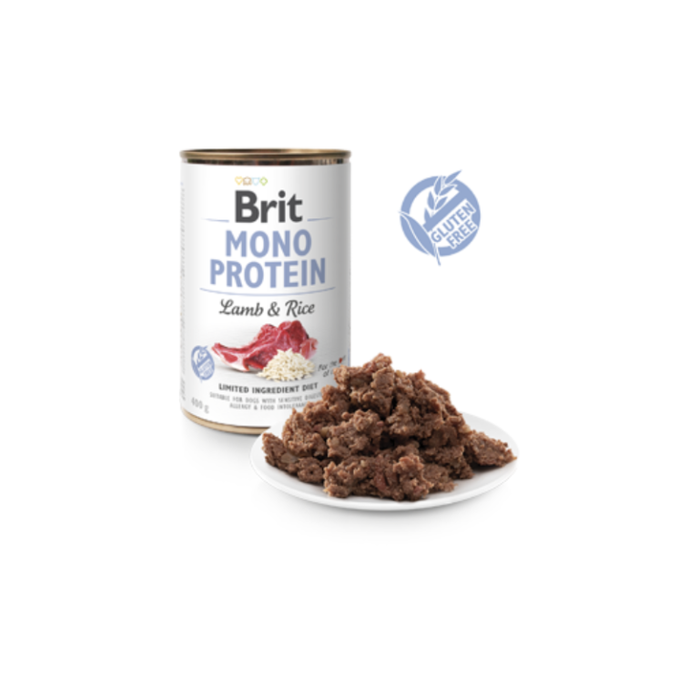 Brit Care Dog Mono Protein Lamb & Rice Wet (Lata) Brit Care Dog Mono Protein Lamb & Rice Wet (Lata)