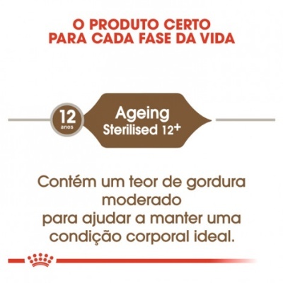 Royal Canin Ageing Sterilised 12+ - Ração seca para gato sénior esterilizado