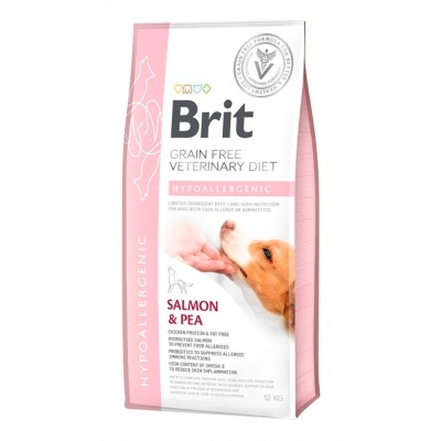 Brit Veterinary Diet Dog Hypoallergenic Grain-Free Salmon & Pea