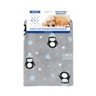 MANTA PINGUIM 100x70cm