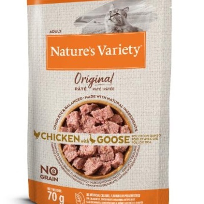 Nature's Variety Comida Húmida Original No Grain com Frango e Ganso
