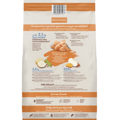 Nature's Variety Original No Grain Medium/Maxi com Salmão