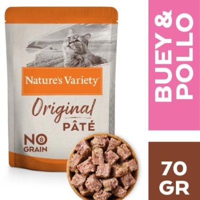Nature's Variety Comida Húmida Original No Grain com Vaca e Frango