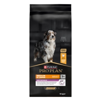 Purina Pro Plan Age Defence Medium & Large 7+ - Frango
