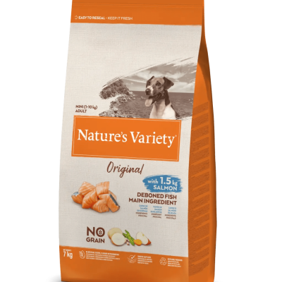 Nature's Variety Original No Grain Mini com Salmão
