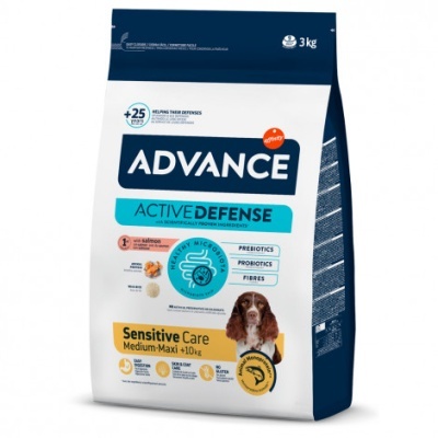 Advance Sensitive Medium-Maxi Adult com Salmão & Arroz
