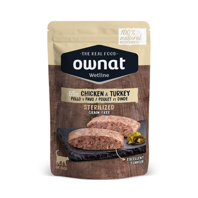 OWNAT WETLINE STERILIZED Chicken & Turkey