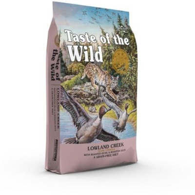 Taste of the Wild Lowland Creek com Codorniz e Pato Assado para Gatos