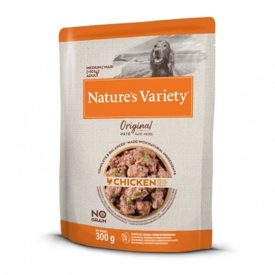 Nature's Variety Original No grain Patê Cão Medium/maxi adulto - Frango