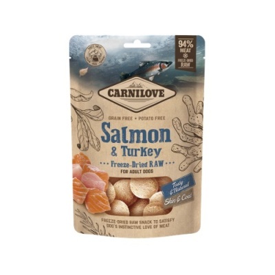 Carnilove Dog Freeze-dried Raw Snacks Salmon & Turkey
