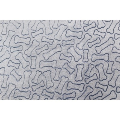 MANTA OSSOS AZUL 100x70cm