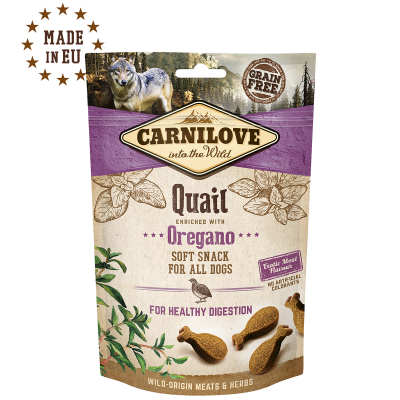 Carnilove Dog Soft Snack Quail & Oregano