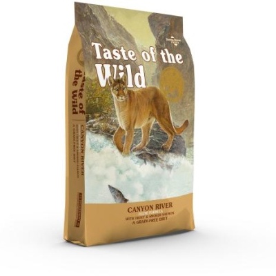 Taste of the Wild Canyon River com Salmão Defumado e Truta para Gatos