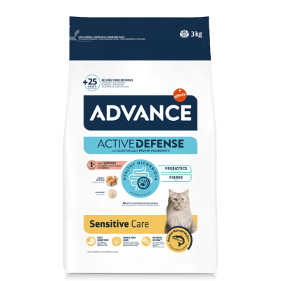 Advance Sensitive Adult Cat Salmão & Arroz