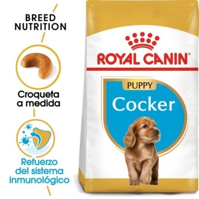 Royal Canin Cocker Puppy Ração Seca para Cachorros da Raça