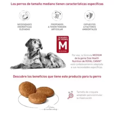 Royal Canin Medium Adult - Ração seca para cão de porte médio