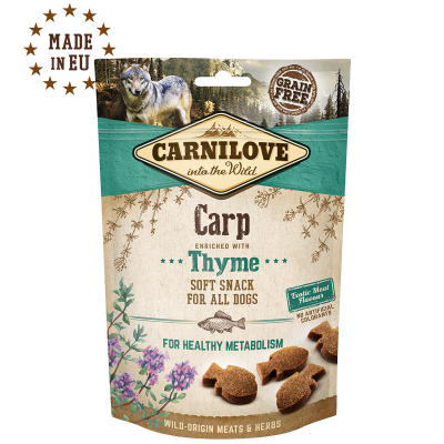 Carnilove Dog Soft Snack Carp With Thyme