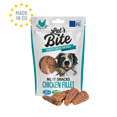 Brit Let's Bite Dog Meat Snacks Chicken Fillet