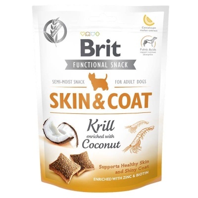 Brit Care Functional Snack Skin&Coat Krill