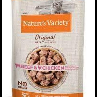 Nature's Variety Comida Húmida Original No Grain com Vaca e Frango