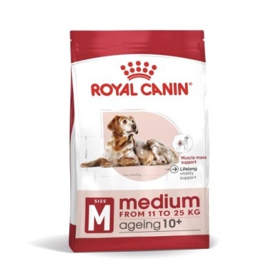 Royal Canin Medium Ageing 10+ Ração Seca Cão Idade Avançada Raças Tamanho Médio