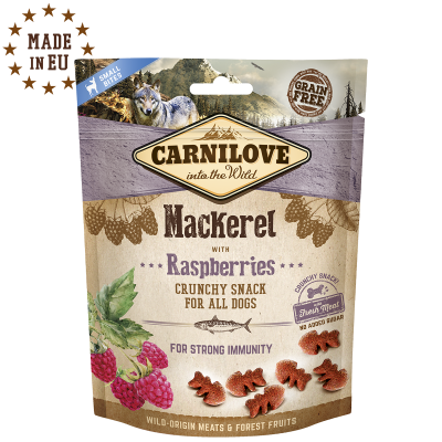 Carnilove Dog Crunchy Snack Mackerel & Raspberries