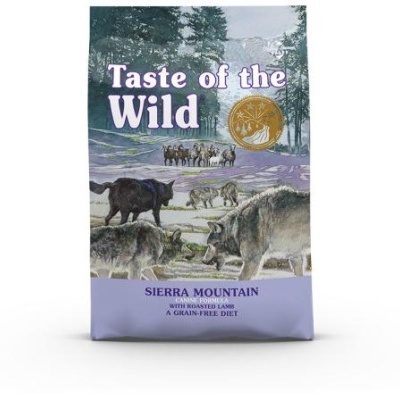 Taste of the Wild Sierra Mountain com Borrego Assado para Cães
