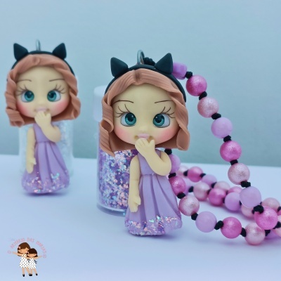 Colar menina Halloween