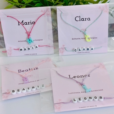Conjunto Nome (colar+pulseira)