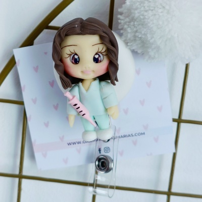 Crachás para cartões Enfermeira