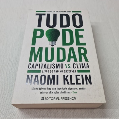 Naomi Klein - Tudo Pode Mudar (defeito na capa)