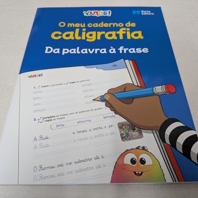 VAMOS! - O meu caderno de caligrafia - Da palavra à frase