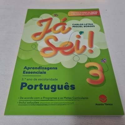 Português - 3.º Ano Já sei! Aprendizagens essenciais