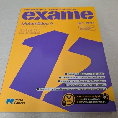 Preparação para o Exame Final Nacional 2022 - Matemática A - 12.º Ano