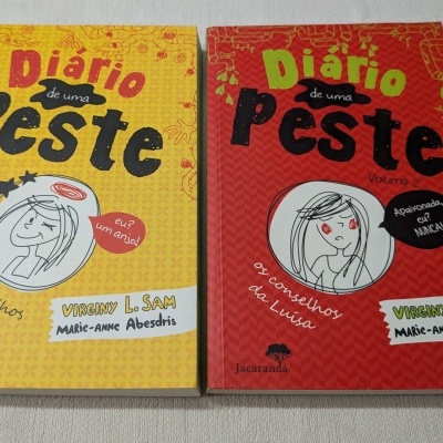 PACK  Virginy L. Sam e Marie-Anne Abesdris - Diário de Uma Peste + Diário de Uma Peste - Volume 2